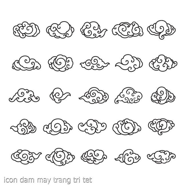 icon dam may trang tri tet